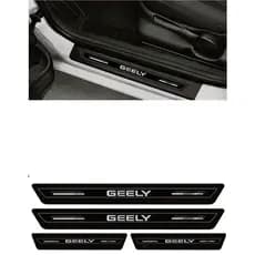 Jogo Soleira Adesiva Protetor Porta Geely Ex2 e Ex5 - 8 Pcs