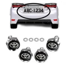Kit Parafuso De Placa Emblema Toyota Corolla 2009 A 2019