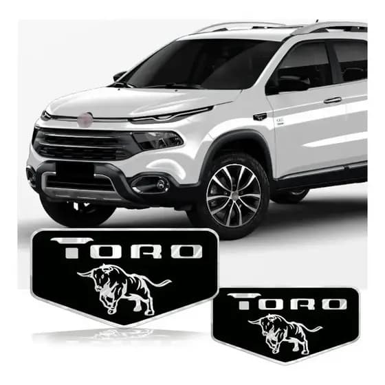 Par Emblema Brasão Lateral Toro 2017 2018 2019 2020 2021 2022 Resinado