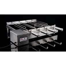 Brasa Grill Tradicional Único Andar Gira 4 Espetos Churrasqueira Elétrica Giratória Bi Volts