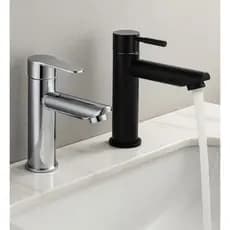 Torneira Bacia em Aço Inox 304 Torneira Bacia Inox Torneira Banheiro-Prateado 1378