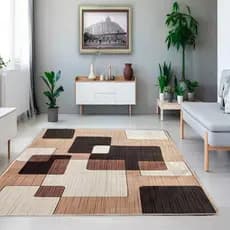 Tapete Sala infantil Veludo Estampado Tipo Indiano 100x140 Promoção