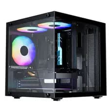 Gabinete Gamer Preto Bluecase Com 5 Fans Bg-066 Life Pro Aquario