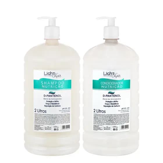 Kit Shampoo + Condicionador D-Pantenol 2L – Hidratação Intensa e Fortalecimento Capilar