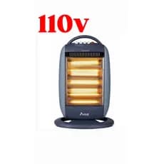 Aquecedor Eletrico krab 1200W - 3 Temperaturas Oscilante 110V Cinza