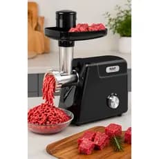 Moedor de Carne Elétrico RAF 800W 3 Lâminas Picador Triturador Função Reversa Linguiça Cozinha 220V