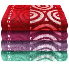 Kit 6 Toalhas de Banho Gigante 100% Algodão Alta Absorção Macias 80x170cm