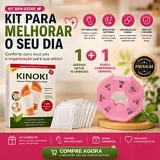 Kit Bem-Estar Adesivos Para Pés 10 Unidades + Porta Comprimidos