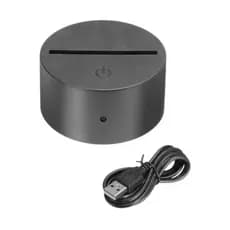 Base para Luminária Led de Acrílico, Base para abajur de mesa