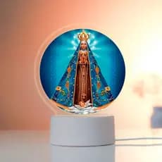 Luminária colorida Led UV - Nossa Senhora Aparecida, Religiosos, Fé
