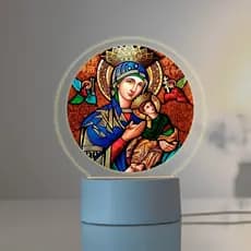 Luminária colorida Led UV - Nossa Senhora Do Perpetuo Socorro, Religiosos, Fé