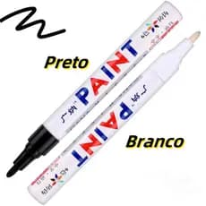 1/2/4/6 Pçs Canetas Marcadora Pintura Automotiva Permanente Tira Riscos Carro/Moto Retoque de Placa Tênis Pneus