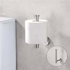 Porta Papel Higiênico/Toalhas de Papel Autoadesivo Duro Aço Inoxidável para Banheiro Cozinha
