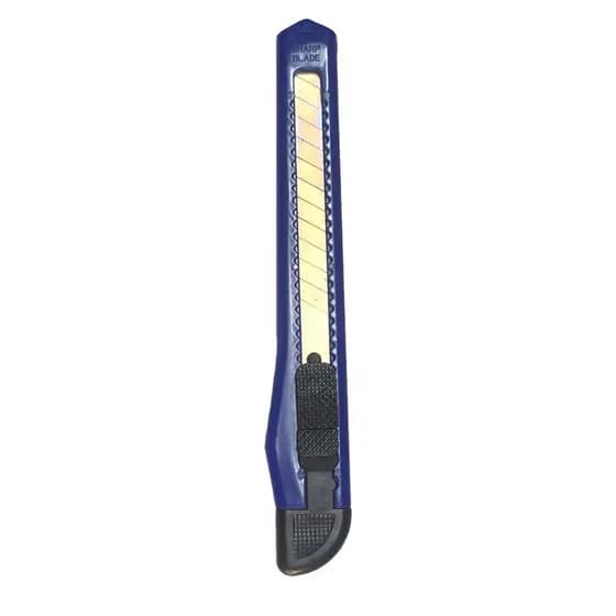 Estilete Estreito 9mm Cores Sortidas Brasfort - Unitário - 8285