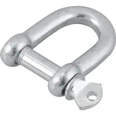 Manilha Para Cabo de Aço Reta 1/2" 12,7mm Ferramentas LDI