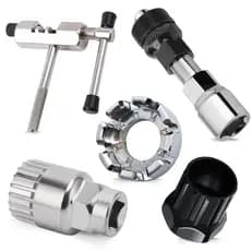 Kit 5 Chaves Para Bike Mecânica Pedivela Extratora Saca Catraca Chave de Raio