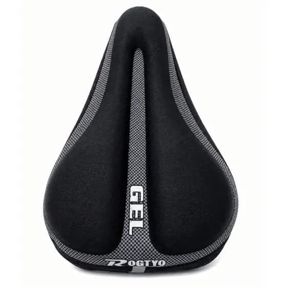 Capa De Banco Gel Silicone Confortável Selim Bike Respirável Com Ajuste Bicicleta Academia