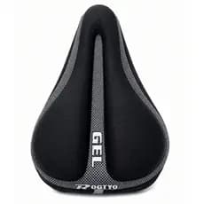 Capa De Banco Gel Silicone Confortável Selim Bike Respirável Com Ajuste Bicicleta Academia