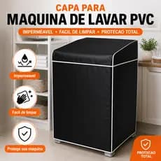 Capa Máquina de Lavar PVC Todos Tamanhos e Marcas Electrolux Brastemp Consul