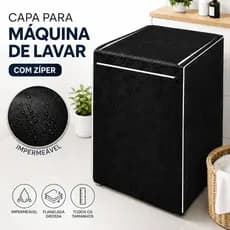 Capa Máquina de Lavar Com Zíper Impermeável Todos Tamanhos e Marcas Electrolux Brastemp Consul Dako
