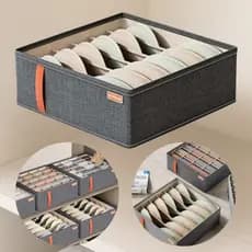 Kit Caixa Organização Sutiã  Guarda Roupa Organizador Prático Divisória  AntiMofo Antiumidade