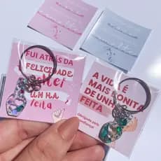 Mimo para cliente kit chaveiro ESMALTE -  Lembrancinha para cliente nail designer - manicure