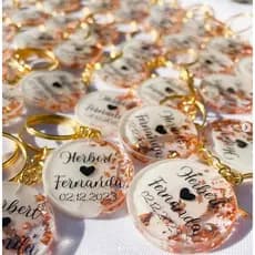 Chaveiro personalizado para casamento - Lembrancinha para casamento - Casamento - Mimo Casamento