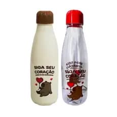 Squeeze Garrafa Capivara 600ml BPA Free | Plástico Seguro | Lancheira Escolar, Piquenique e Viagens