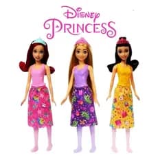 Boneca Princesa Ariel Disney Festa 26cm | Saia e Tiara Removíveis | Brinquedo Infantil 3+