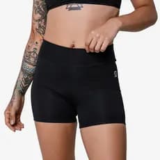 Short Academia Fitness Curto Poliamida Zero Transparencia
