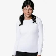 Blusa Térmica Academia Feminina Manga Longa de Poliamida Treino Proteção Solar