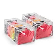 Kit 02 Colmeia Organizadora De Gaveta P - M - G Branco