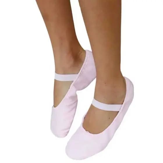 Sapatilha de ballet corino. Adulto, juvenil e infantil.