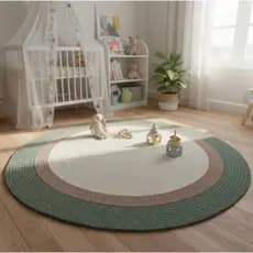 Tapete Safári Quarto Do Bebê Bege E Verde Quarto Infantil