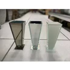 10 Vassos Espelhado Cachepot para Arranjo Artificial Enfeite Decoração