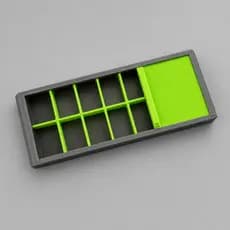 Porta Comprimidos e Vitaminas Rígido | Estojo Organizador Diário com Divisórias | Case para Remédios, Cápsulas e Supleme