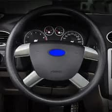 4 Pcs Volante De Aço Inoxidável Decoração Adesivo Cobrir Para Ford Focus 2 MK2 2005-2011 Acessórios Do Carro