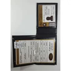 Carteira 3 Divisorias Porta Doc Carro Moto Habilitação Cnh
