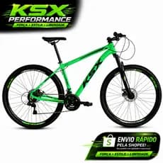 BICICLETA BIKE ARO 29 MTB ALUMÍNIO KSX SD7 21V MARCHAS INDEX CABEAMENTO INTERNO UCL UNISSEX