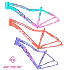 Quadro Alumínio para Bike Bicicleta Ksx Feminina Aro 29 Cabeamento Interno Mtb
