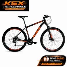 BICICLETA BIKE ARO 29 MTB ALUMÍNIO KSX SD7 21V MARCHAS INDEX CABEAMENTO INTERNO PBC UNISSEX