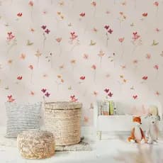 Papel de Parede de Pequenas Flores Delicadas