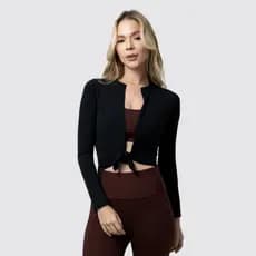Cardigan Feminino Casaquinho Tapa Bumbum Academia Saída de Praia Proteção UV