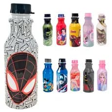 Garrafa de Água Escolar Infantil 500 ML Plasútil Personagens