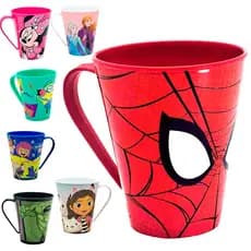 Caneca de Plástico Infantil 360 ml Personagens Plasútil