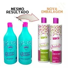 QuiaboLiss Progressiva Shampo + Tratamento 1 Litro cada