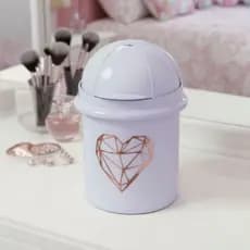 Lixeira Penteadeira Quarto atelier Decorativa Personalizado Branco