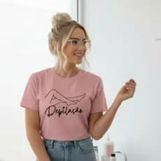 Tshirt Camiseta Blusa Babylook Profesional Depilação