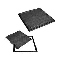 Tampa Tampão Caixa Gordura Inspeção Elétrica Esgoto 40X40Cm Ferro Simples