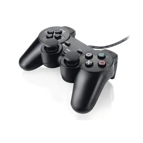 Controle Joystick Compativel Para Ps2 Analógico Com Vibração